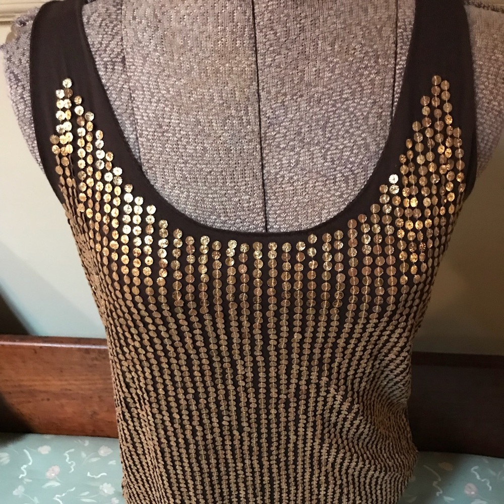 Tory Burch sequined top